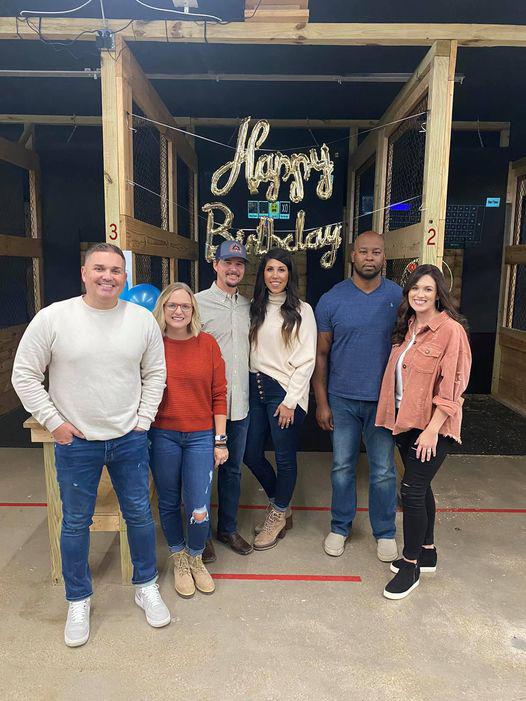 PIttsfield area axe throwing birthday party group